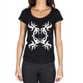 Tribal Tattoo 2 Black, Gift Tshirt, Black Women's T-shirt 00165