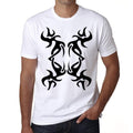 Tribal Tattoo 2, Men's White tee, 100% Cotton 00162