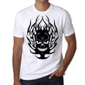 Tribal Tattoo 5, Men's White tee, 100% Cotton 00162