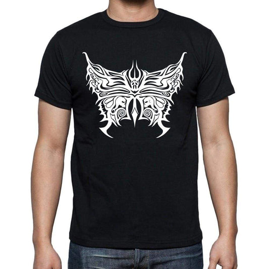 Trible Butterflies And Roses Tattoo Black Gift T Shirt Mens Tee Black 00166