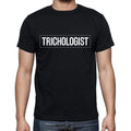Trichologist t shirt, mens t-shirt, occupation, S Size, Black, Cotton
