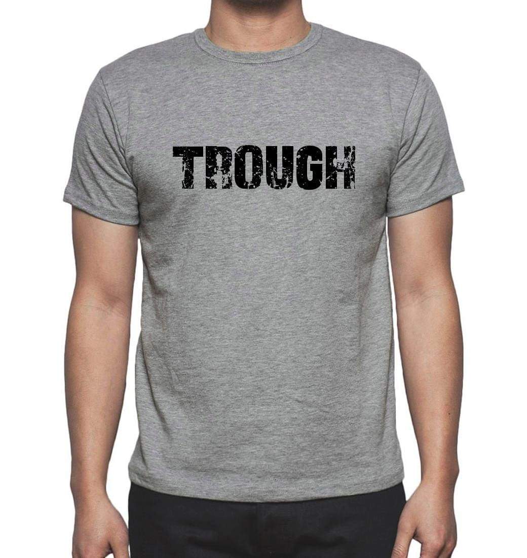 Trough Grey Mens Short Sleeve Round Neck T-Shirt 00018 - Grey / S - Casual