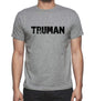 Truman Grey Mens Short Sleeve Round Neck T-Shirt 00018 - Grey / S - Casual