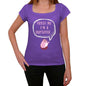 Trust Me Im A Babysitter Womens T Shirt Purple Birthday Gift 00545 - Purple / Xs - Casual