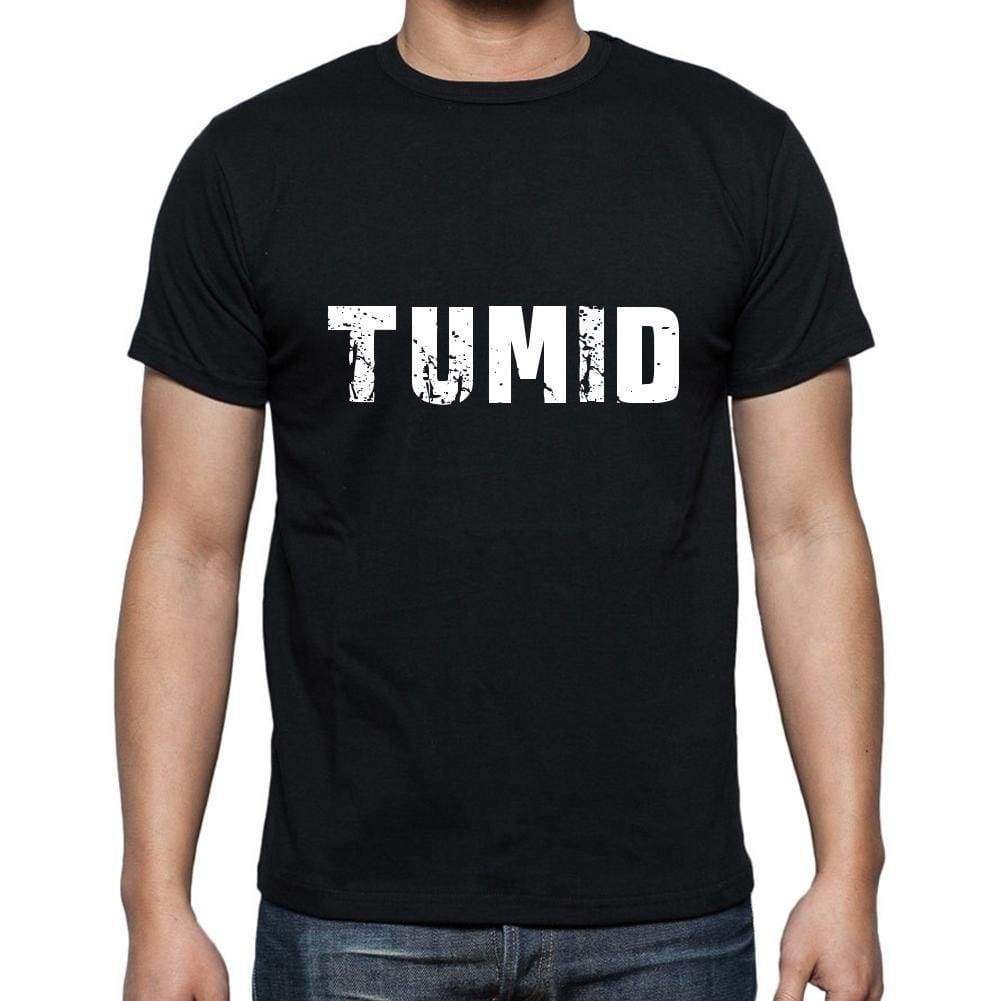 Tumid Mens Short Sleeve Round Neck T-Shirt 5 Letters Black Word 00006 - Casual
