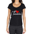 Tunisia Women's Short Sleeve Round Neck T-shirt