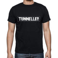Tunneller t shirt, mens t-shirt, occupation, S Size, Black, Cotton