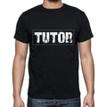 Tutor t shirt, mens t-shirt, occupation, S Size, Black, Cotton