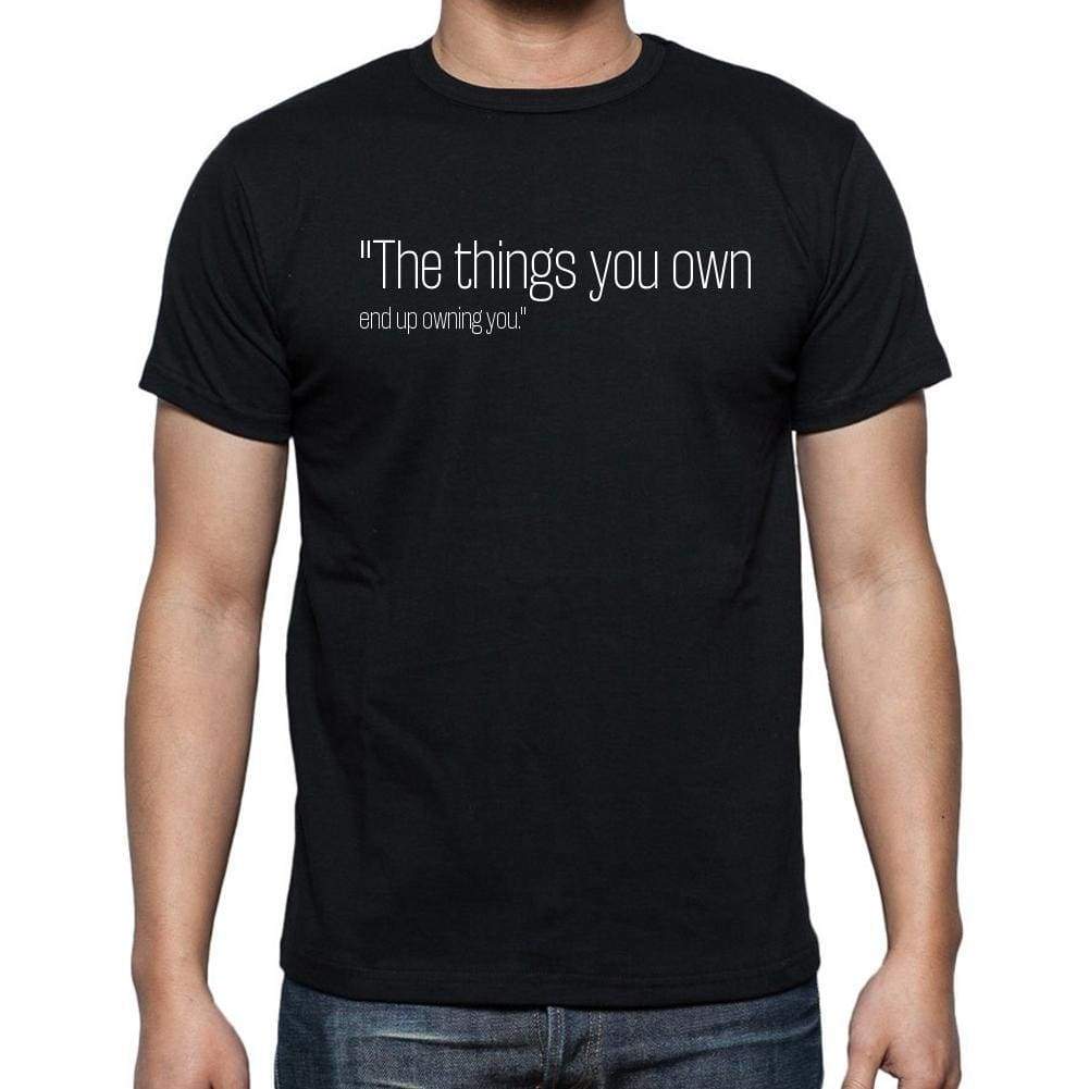 Tyler Durden In Fight Club Quote T Shirts The Things T Shirts Men Black - Casual
