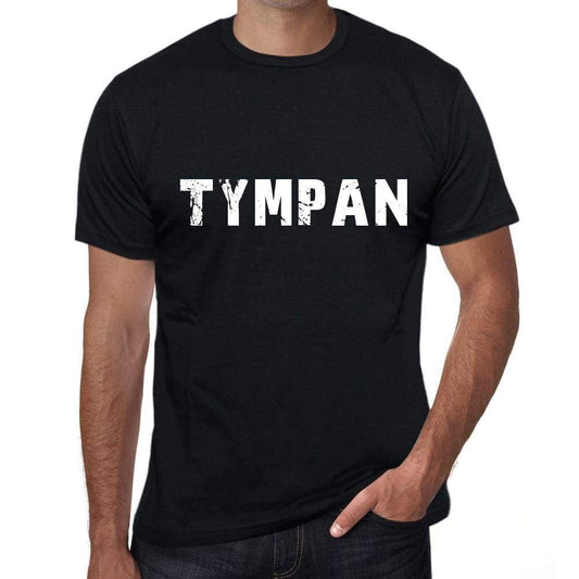 Tympan Mens Vintage T Shirt Black Birthday Gift 00554 - Black / Xs - Casual