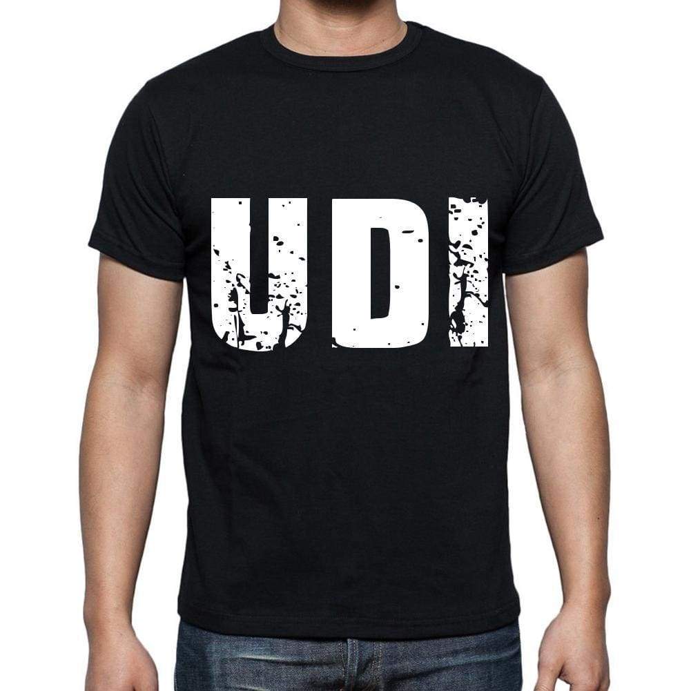 Udi Men T Shirts Short Sleeve T Shirts Men Tee Shirts For Men Cotton Black 3 Letters - Casual