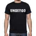 undergo , white letters, Men's Short Sleeve Round Neck T-shirt 00007