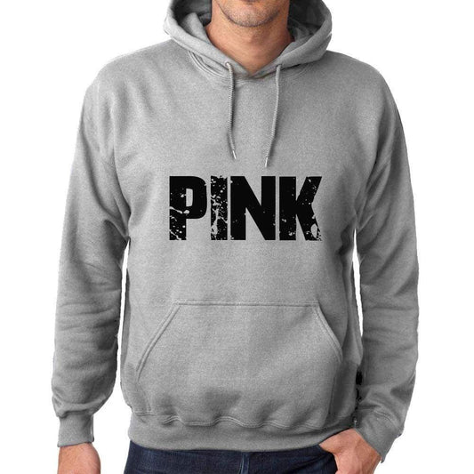 Unisex Printed Graphic Cotton Hoodie Popular Words Pink Grey Marl - Grey Marl / Xs / Cotton - Hoodies