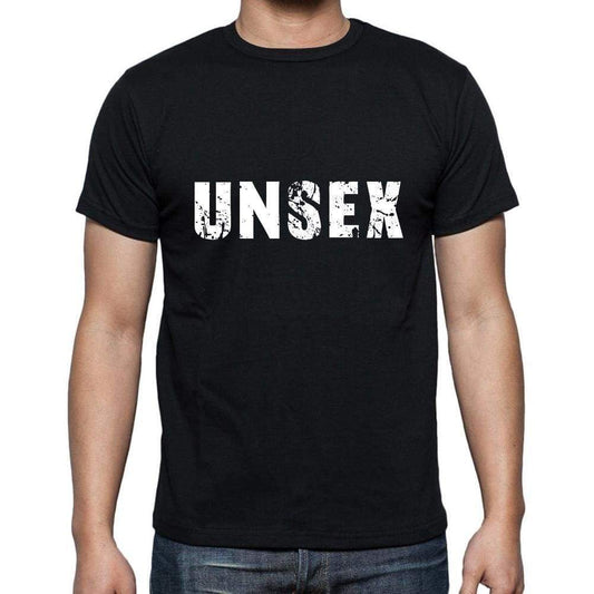 Unsex Mens Short Sleeve Round Neck T-Shirt 5 Letters Black Word 00006 - Casual
