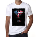 USA Bald eagle 2 Men's Short Sleeve Round Neck T-shirt