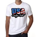 USA Custom Rods Men's Short Sleeve Round Neck T-shirt