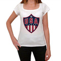 USA Football Women's Short Sleeve Round Neck T-shirt 00111