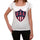 Usa Football Womens Short Sleeve Round Neck T-Shirt 00111