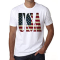 USA Men's Short Sleeve Round Neck T-shirt
