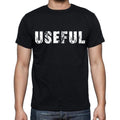 useful , white letters, Men's Short Sleeve Round Neck T-shirt 00007