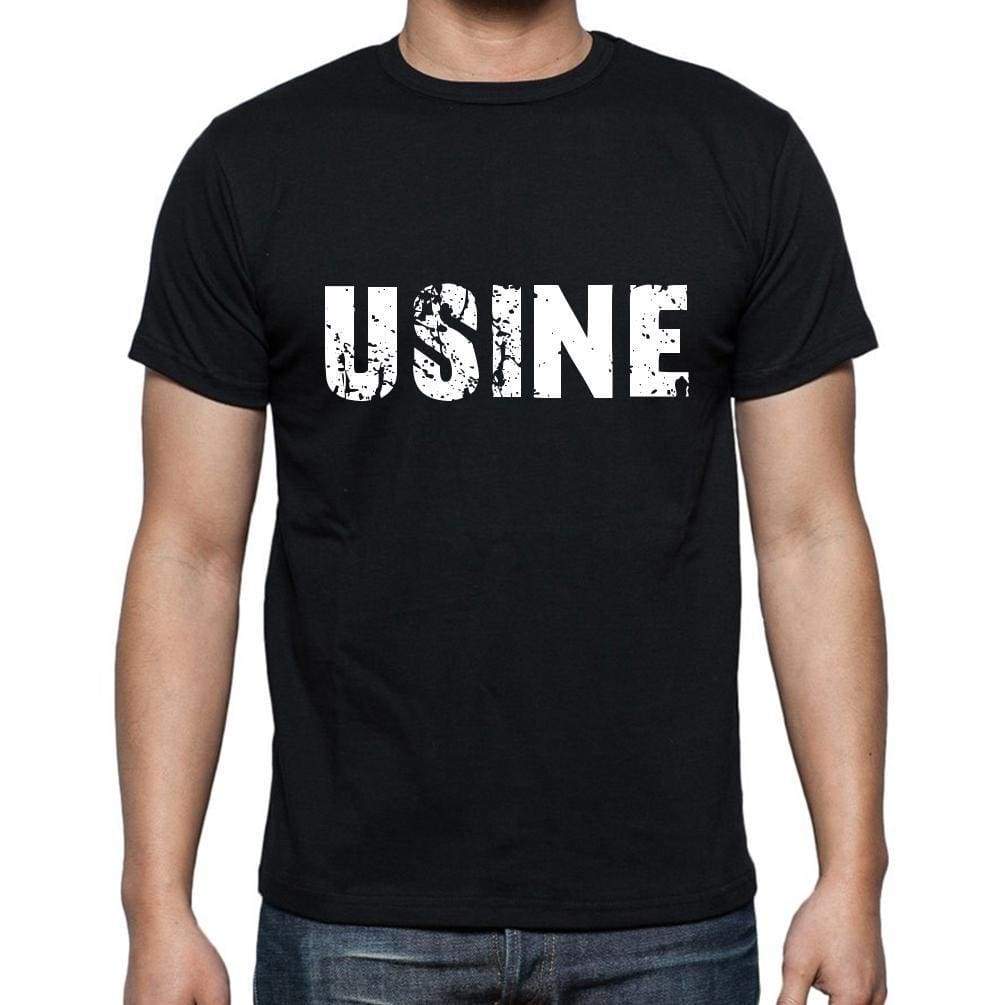 Usine French Dictionary Mens Short Sleeve Round Neck T-Shirt 00009 - Casual