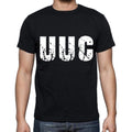 uuc men t shirts,Short Sleeve,t shirts men,tee shirts for men,cotton,black , 3 letters