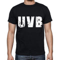 uvb men t shirts,Short Sleeve,t shirts men,tee shirts for men,cotton,black , 3 letters