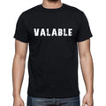 valable, French Dictionary, Men's Short Sleeve Round Neck T-shirt 00009