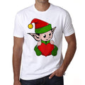 Valentine Elf Men's tee, White, 100% Cotton 00156