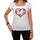 Valentine Red Maori Heart Tshirt White Womens T-Shirt 00157
