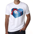 Valentines Day - Gift Box Men's tee, White, 100% Cotton 00156