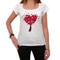Valentine's Day Heart Tree, Tshirt, White Women's T-shirt 00157