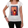 Valentine's Day lantern and hearts, Tshirt, White Women's T-shirt 00157