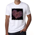 Valentine's words of love Men's tee, White, 100% Cotton 00156
