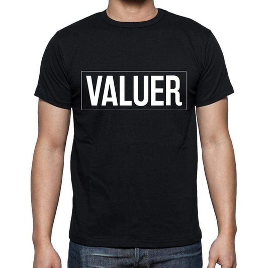 Valuer T Shirt Mens T-Shirt Occupation S Size Black Cotton - T-Shirt