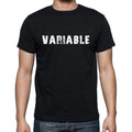 variable, French Dictionary, Men's Short Sleeve Round Neck T-shirt 00009