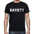 variety , white letters, Men's Short Sleeve Round Neck T-shirt 00007