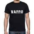 varro Men's Short Sleeve Round Neck T-shirt , 5 letters Black , word 00006