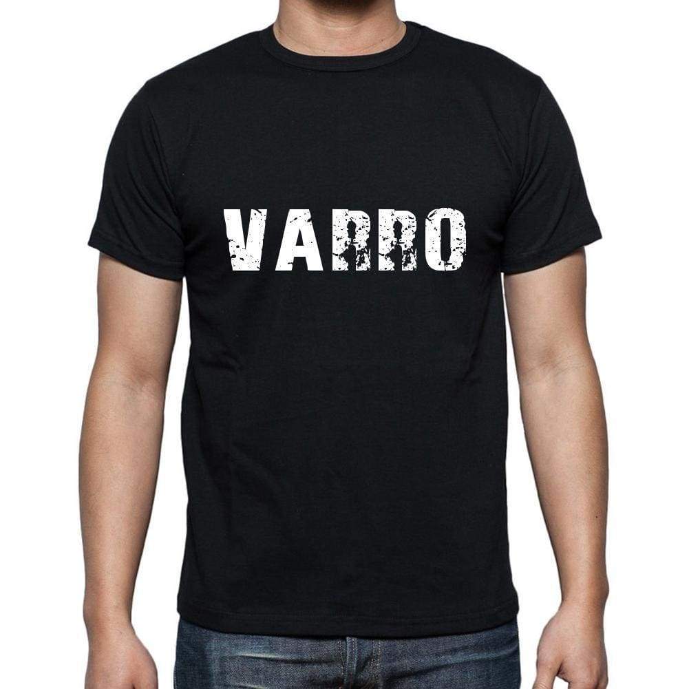 varro Men's Short Sleeve Round Neck T-shirt , 5 letters Black , word 00006 - Ultrabasic