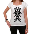 Viking Mask Tribal Tattoo Women's Short Sleeve Scoop Neck Tee 00161