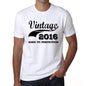 Vintage Aged To Perfection 2016 White Mens Short Sleeve Round Neck T-Shirt Gift T-Shirt 00342 - White / S - Casual