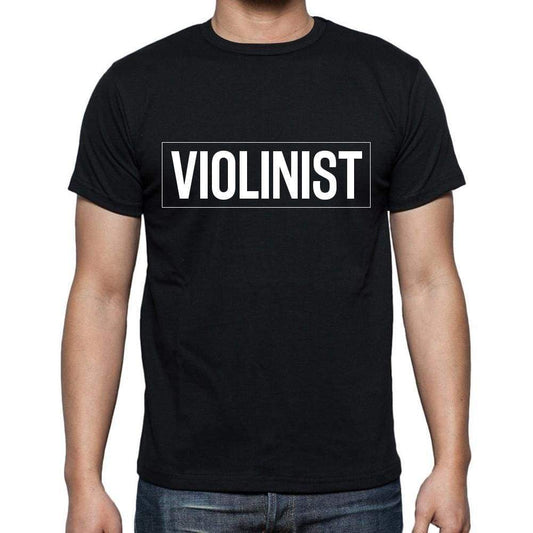 Violinist T Shirt Mens T-Shirt Occupation S Size Black Cotton - T-Shirt