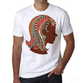 Virgo zodiac sign, Men's White tee, 100% Cotton 00213