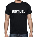 virtuel, French Dictionary, Men's Short Sleeve Round Neck T-shirt 00009