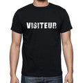 visiteur, French Dictionary, Men's Short Sleeve Round Neck T-shirt 00009