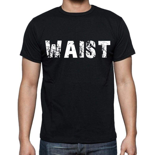 Waist Mens Short Sleeve Round Neck T-Shirt - Casual