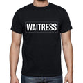 Waitress t shirt, mens t-shirt, occupation, S Size, Black, Cotton