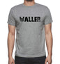 Waller Grey Mens Short Sleeve Round Neck T-Shirt 00018 - Grey / S - Casual