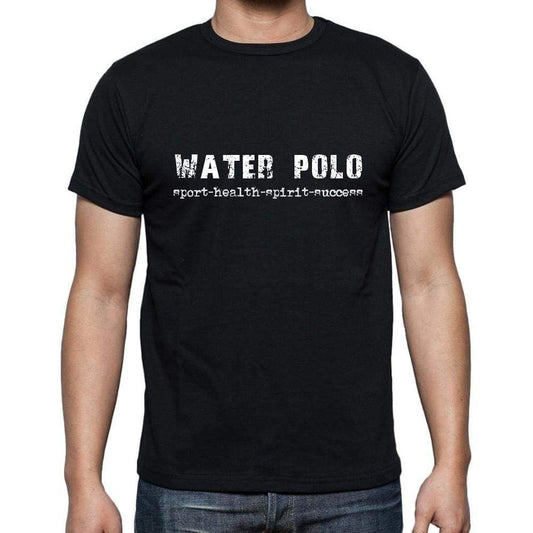 Water Polo Sport-Health-Spirit-Success Mens Short Sleeve Round Neck T-Shirt 00079 - Casual
