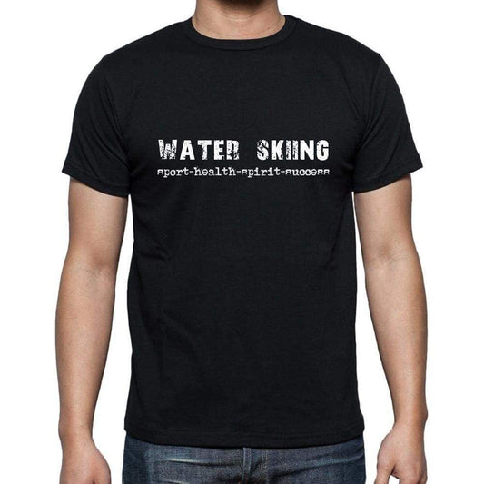 Water Skiing Sport-Health-Spirit-Success Mens Short Sleeve Round Neck T-Shirt 00079 - Casual